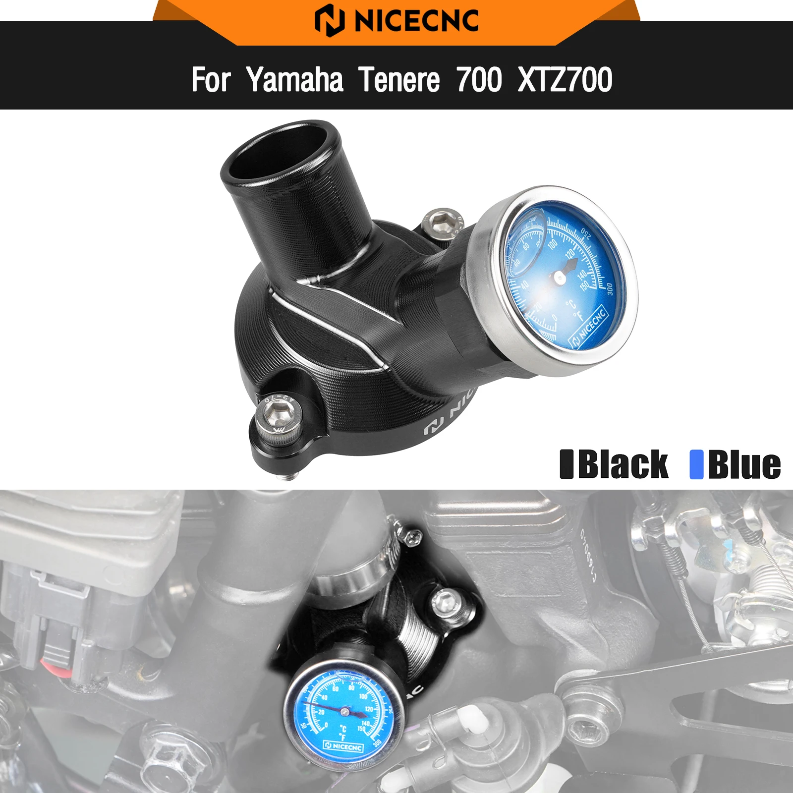 

Для Yamaha 2019-2024 Tenere 700 XTZ 700 крышка термостата датчик температуры воды Tenere 700 Rally Edition 2020-2024 мотоцикл