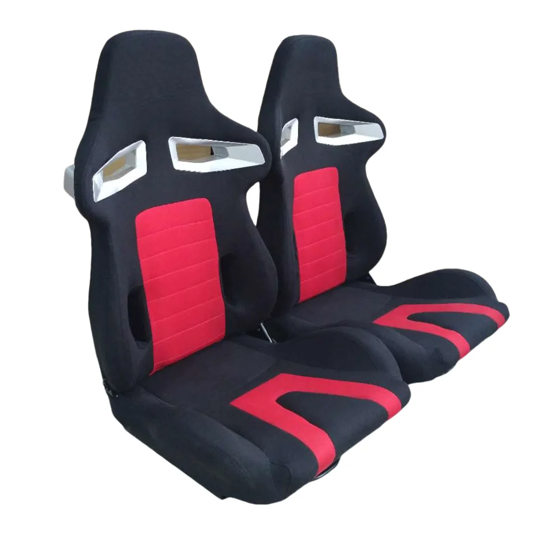 JBR1069 Universal Racing Seats Factory Supplied Suede Bucket Sport With PVC Fabric Velvet Material