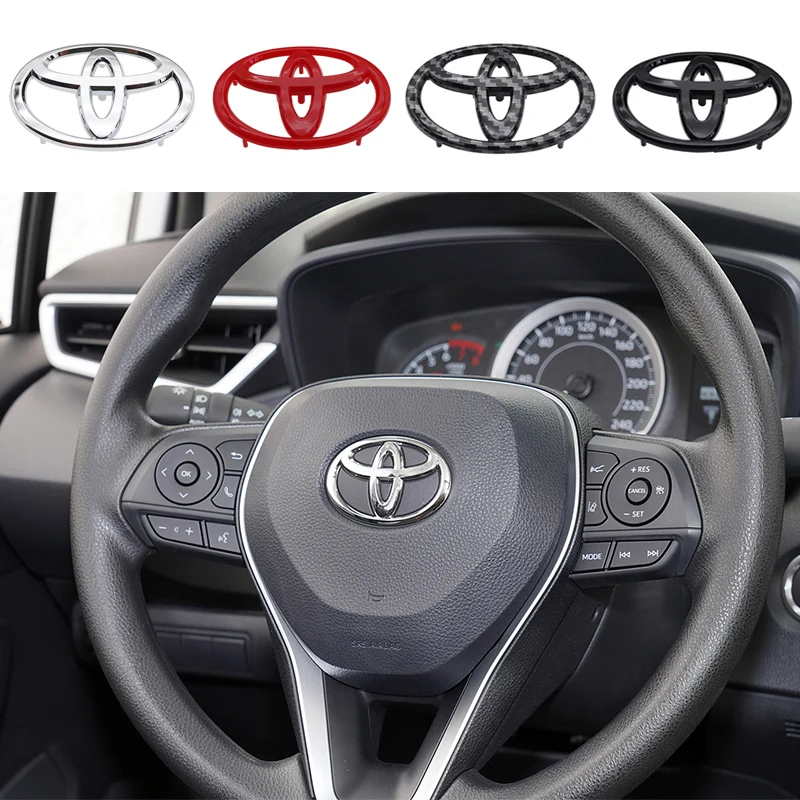 1pcs ABS 3D steer wheel emblem Sticker Car Steering Wheel Sticker Car Interior Emblem Car Accessories