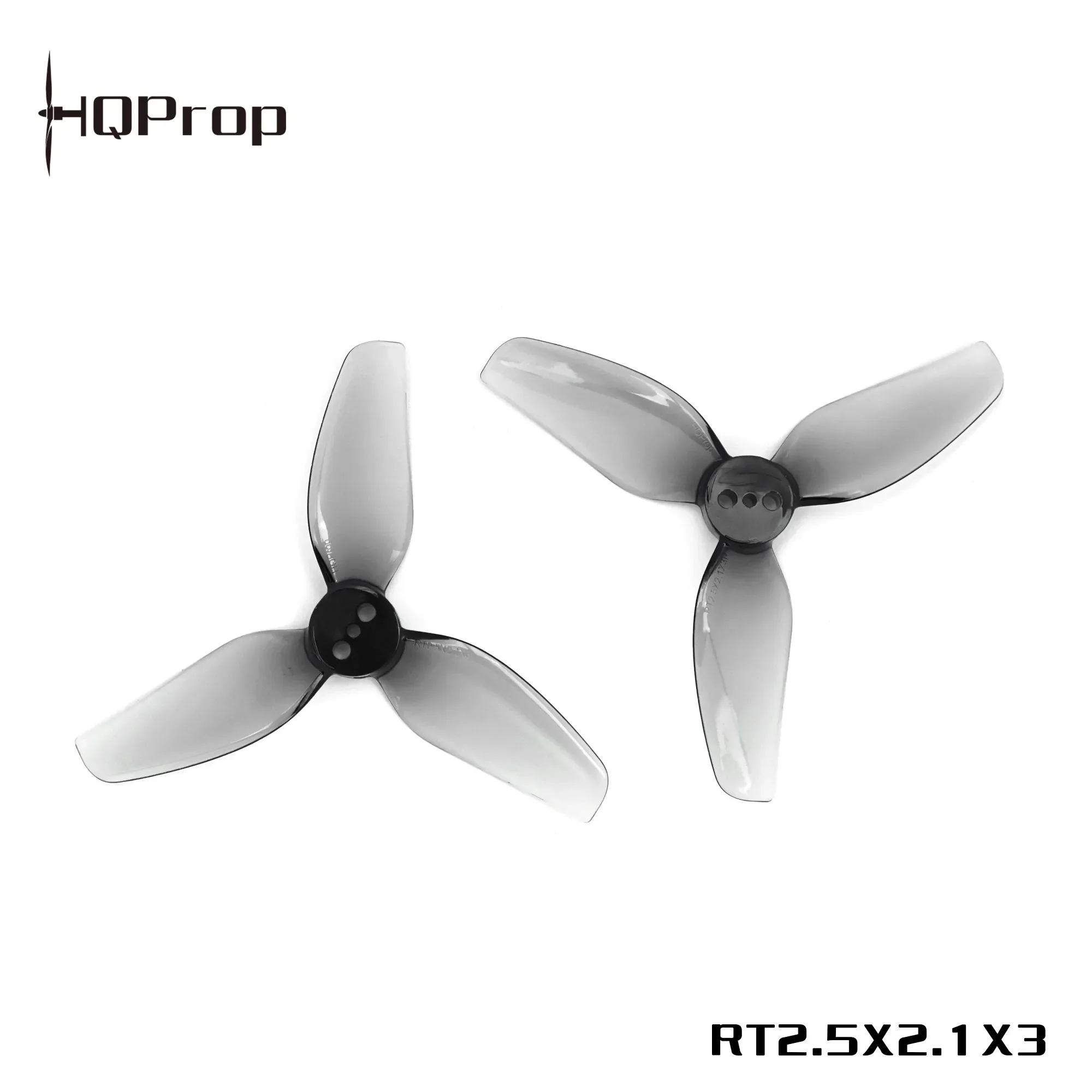 HQProp RT2.5X2.1X3 Grey (2CW+2CCW) 2521 63mm 3-Blade FPV Propeller