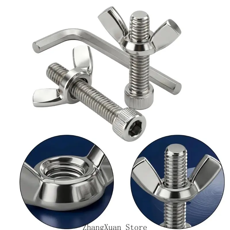 2er-Pack Töpferscheibenstifte und Schmetterlingsmuttern in Fledermausform zum Zentrieren von Ton, 3 x – Detail 4