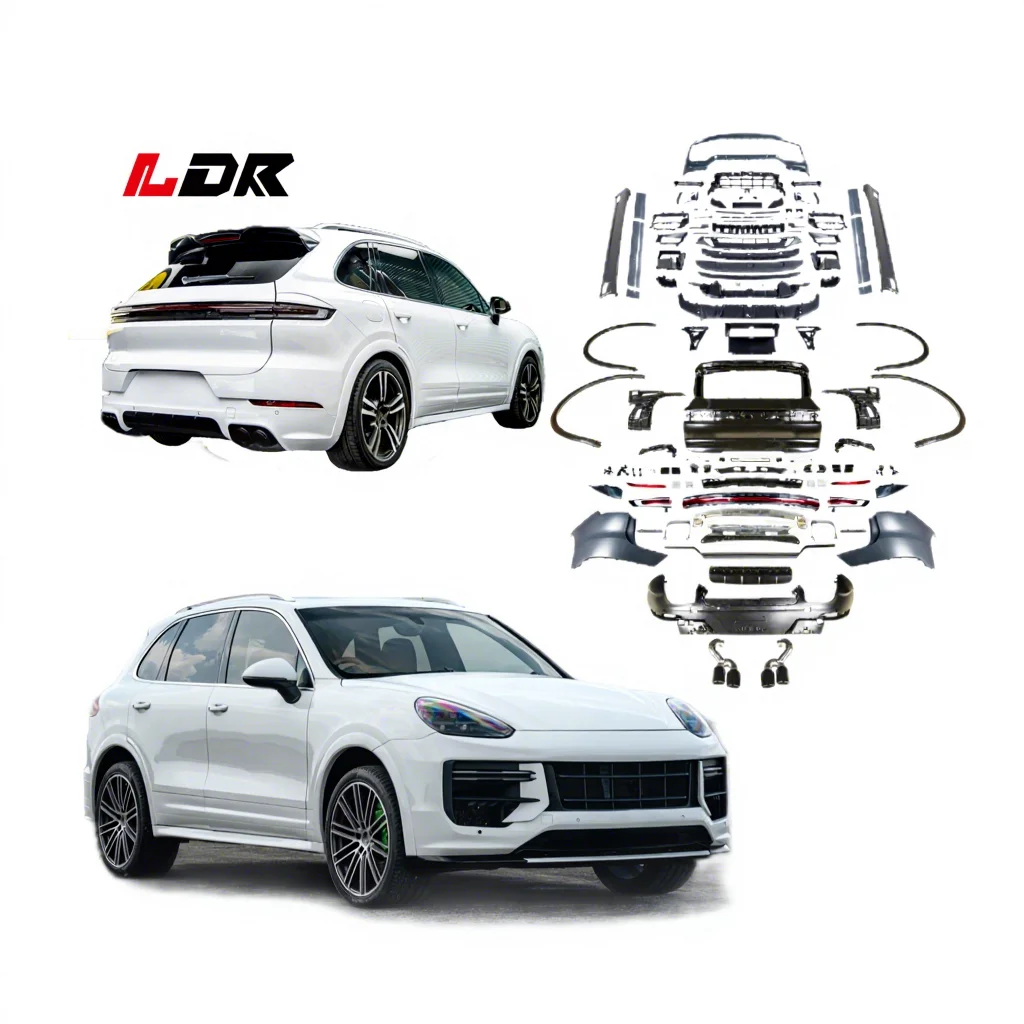 T-2025 New Arrival for   958.1 2011-2014 Facelift to 9Y0.2 2024 Bodykit Matrix Headlight High Quality Bumper