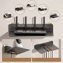 punch-free projector bracket simplicity household portable Wall hanging router shelf multi-purpose TV set-top box support shelf