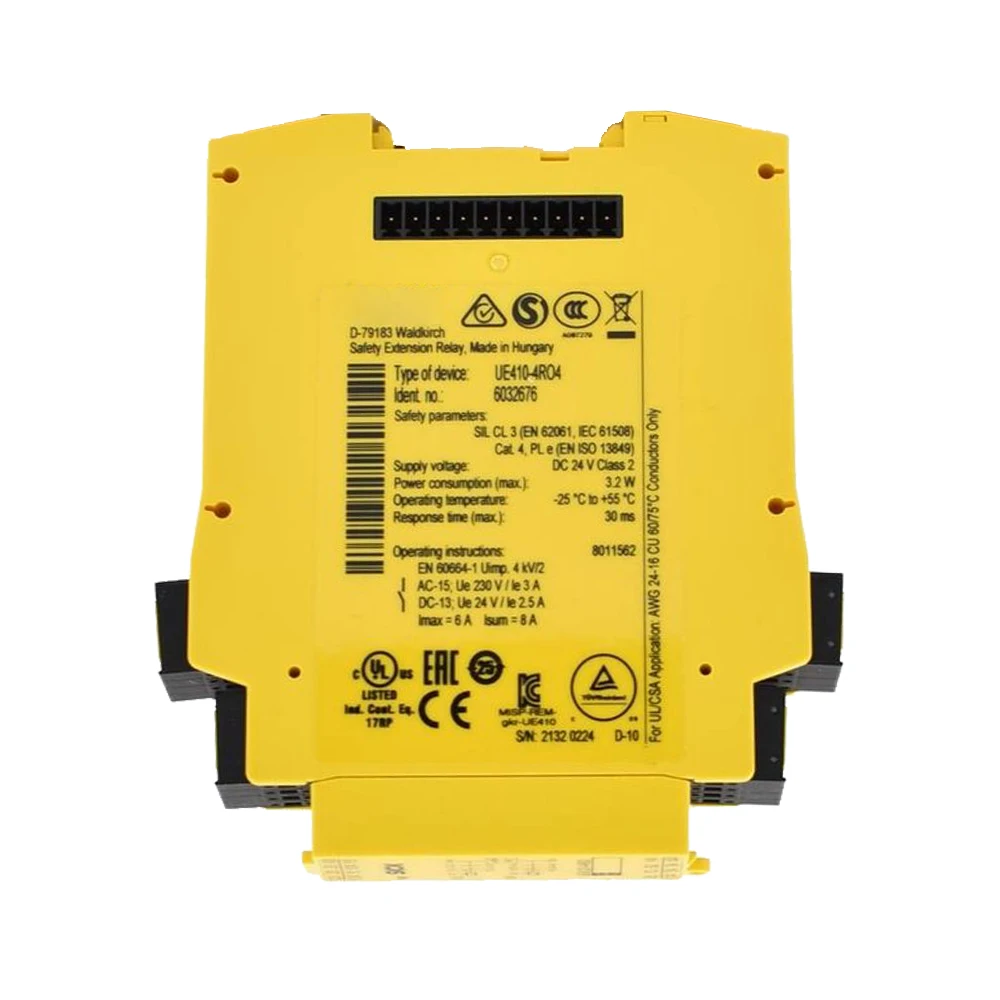UE410-4RO4 6032676 وحدات تحكم أمان مرحل الأمان Flexi Soft في المخزون