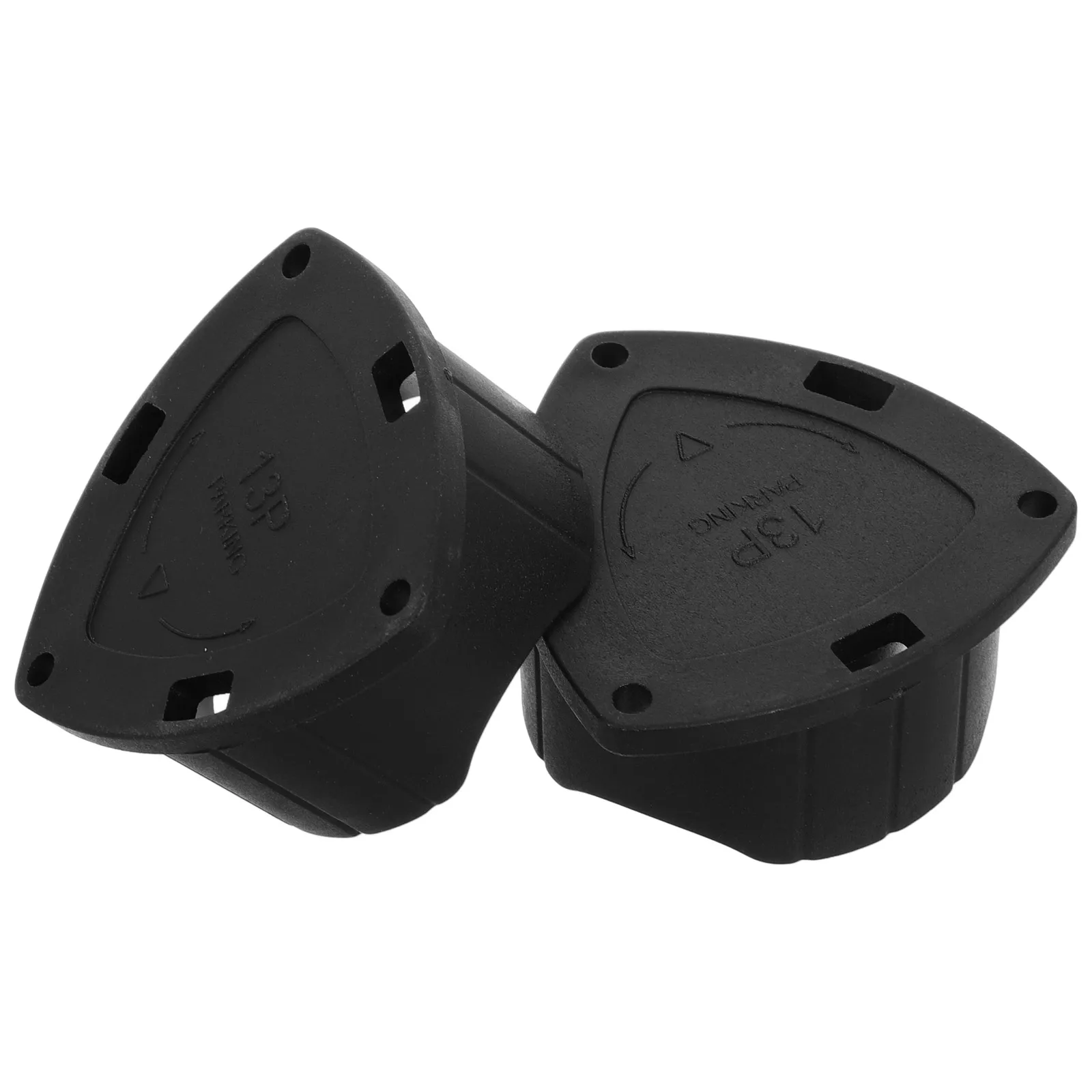 

2pcs 13 Trailer Plug Holder Connector Protective Cover Plug Holder Socket Cap Trailer Alignment Plastic