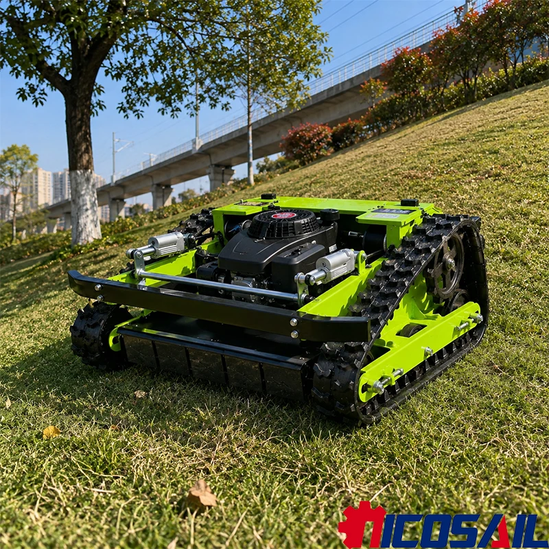 OEM Custom QL500 Remote Control Lawn Mower 500mm Cutting Width 2000-3000m²/h for Garden Orchard and Slope Mowing