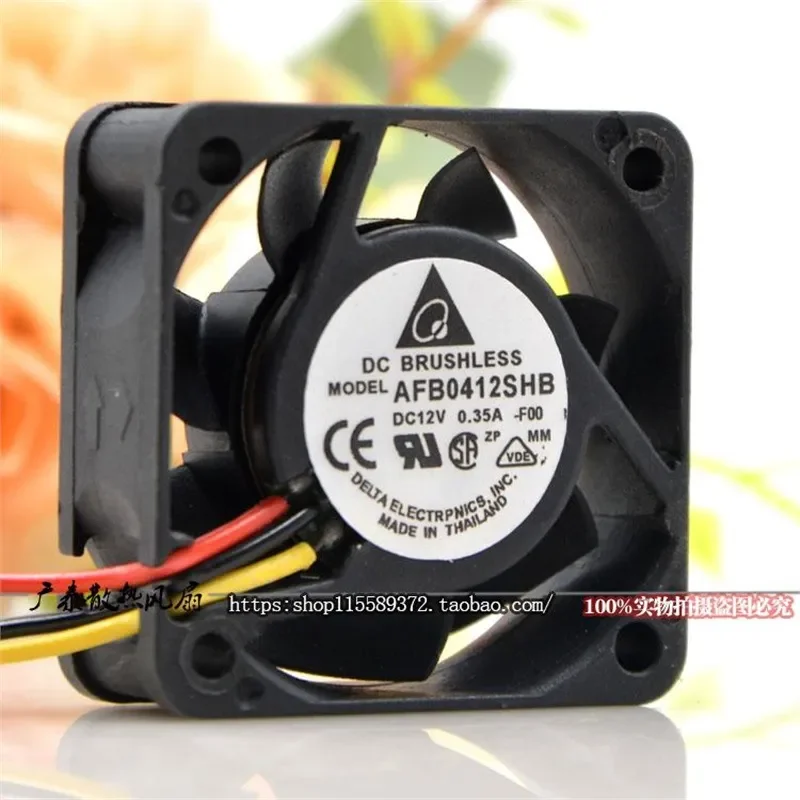 for AFB0412SHB 4015 12V 0.35A Large Air Volume Double Ball Bearing Speed Measuring Cooling Fan