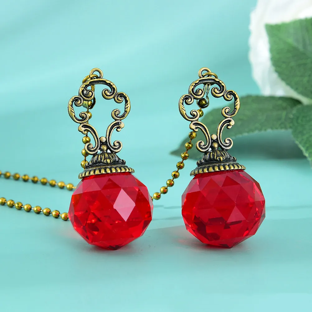 

2 шт. хрустальные подвесные светильники-цепочки, декоративные аксессуары для потолочного освещения, для дома, бара, кафе, подвесные светильники-подвески