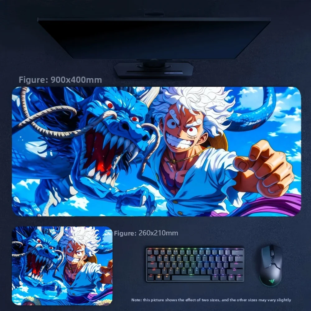 High Definition Printing Precision Edge Lock Mouse Pad Two-dimensional Animation ONE PIECE Character Series Leather Mouse Pad