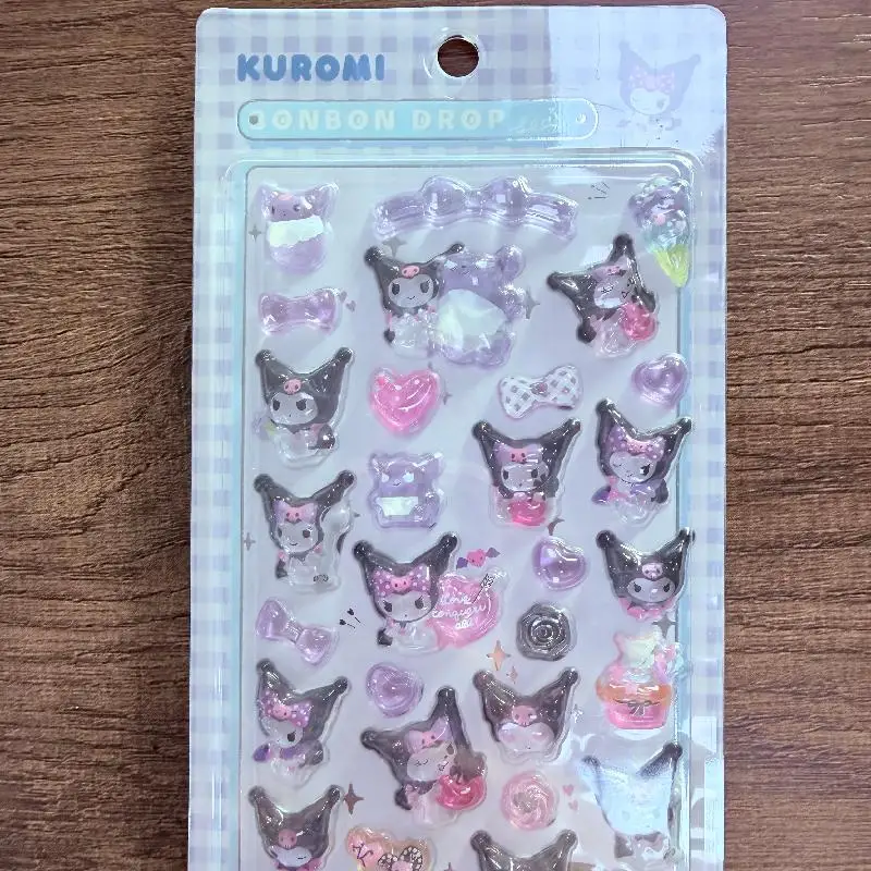 

1 шт. 3D-наклейки Sanrio: Куроми, Почакко, Хелло Китти, Мой Мелоди, Синаморолл, Хандиодон. Декор для чехлов и сумок. Подарки на день рождения.