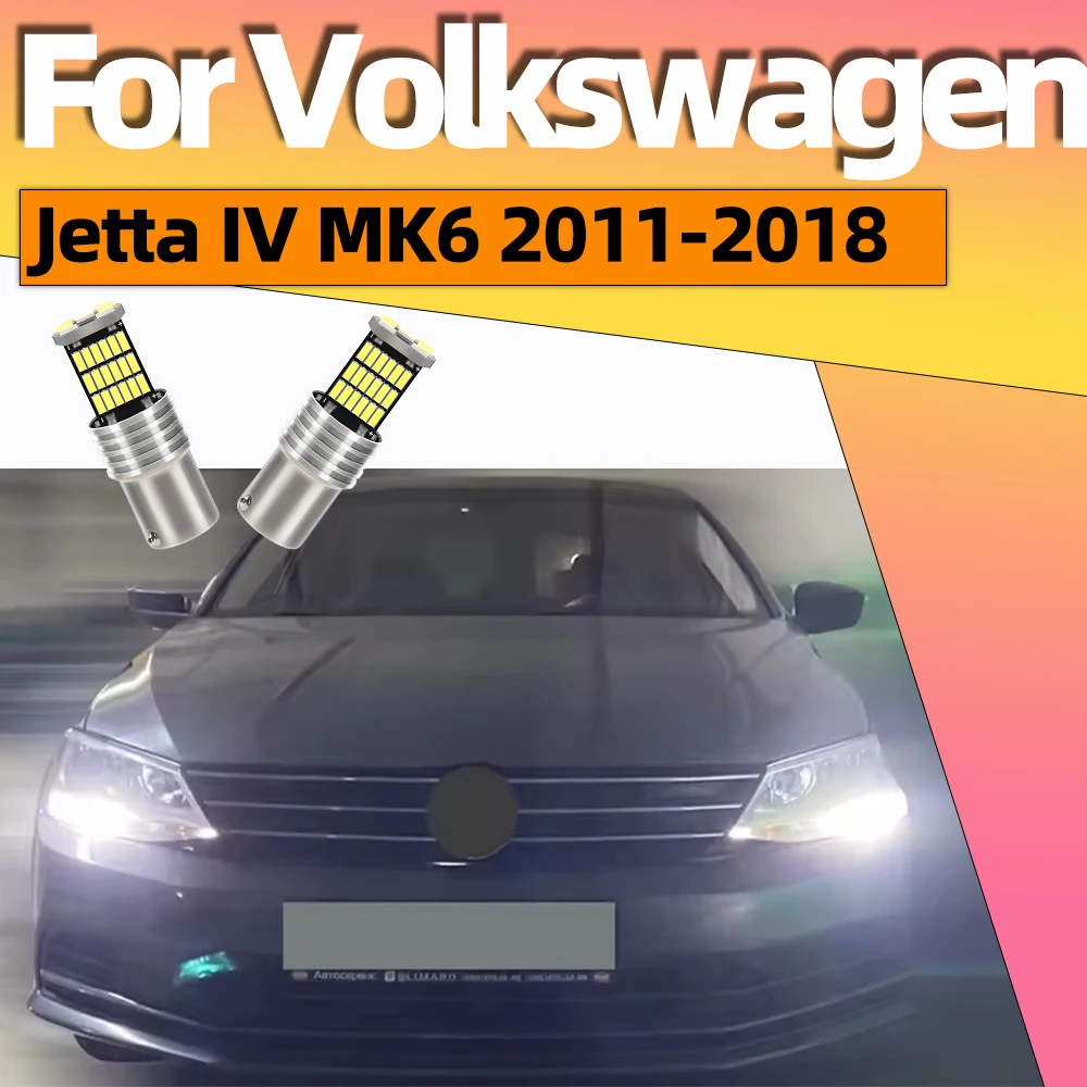 

2Pcs Canbus Car LED DRL For Volkswagen VW Jetta IV MK6 2011 2012 2013 2014 2015 2016 2017 2018 LED Daytime Running Light Bulbs