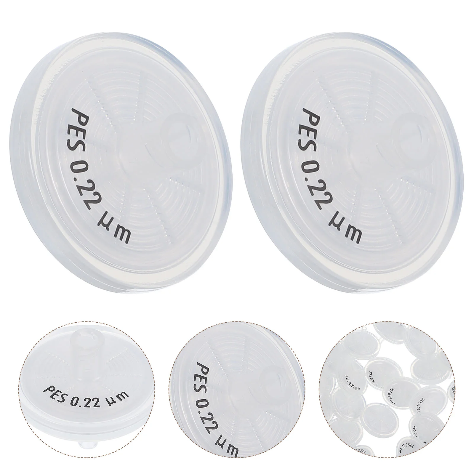 25 Pcs Premium Syringe Filtration Membrane Syringe Filter Syringe Filtration Disposable Syringe Filter