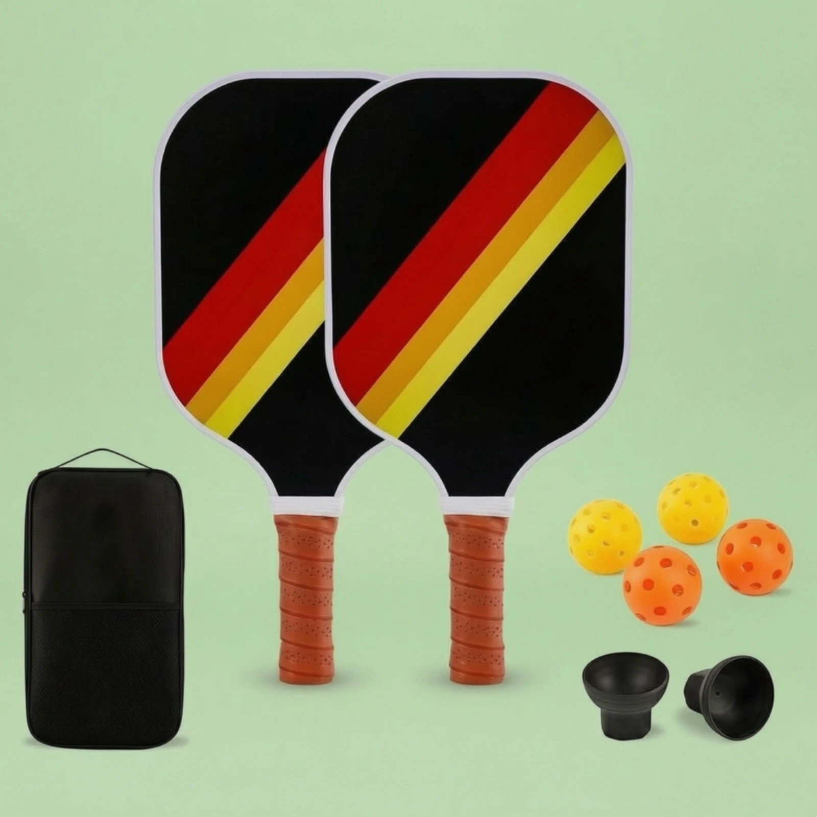 

Carbon Fiber Pickleball Paddles Cushioned Ergonomic Grip Pickleball Paddle Set Lightweight Cellular Structure Interior Paddles