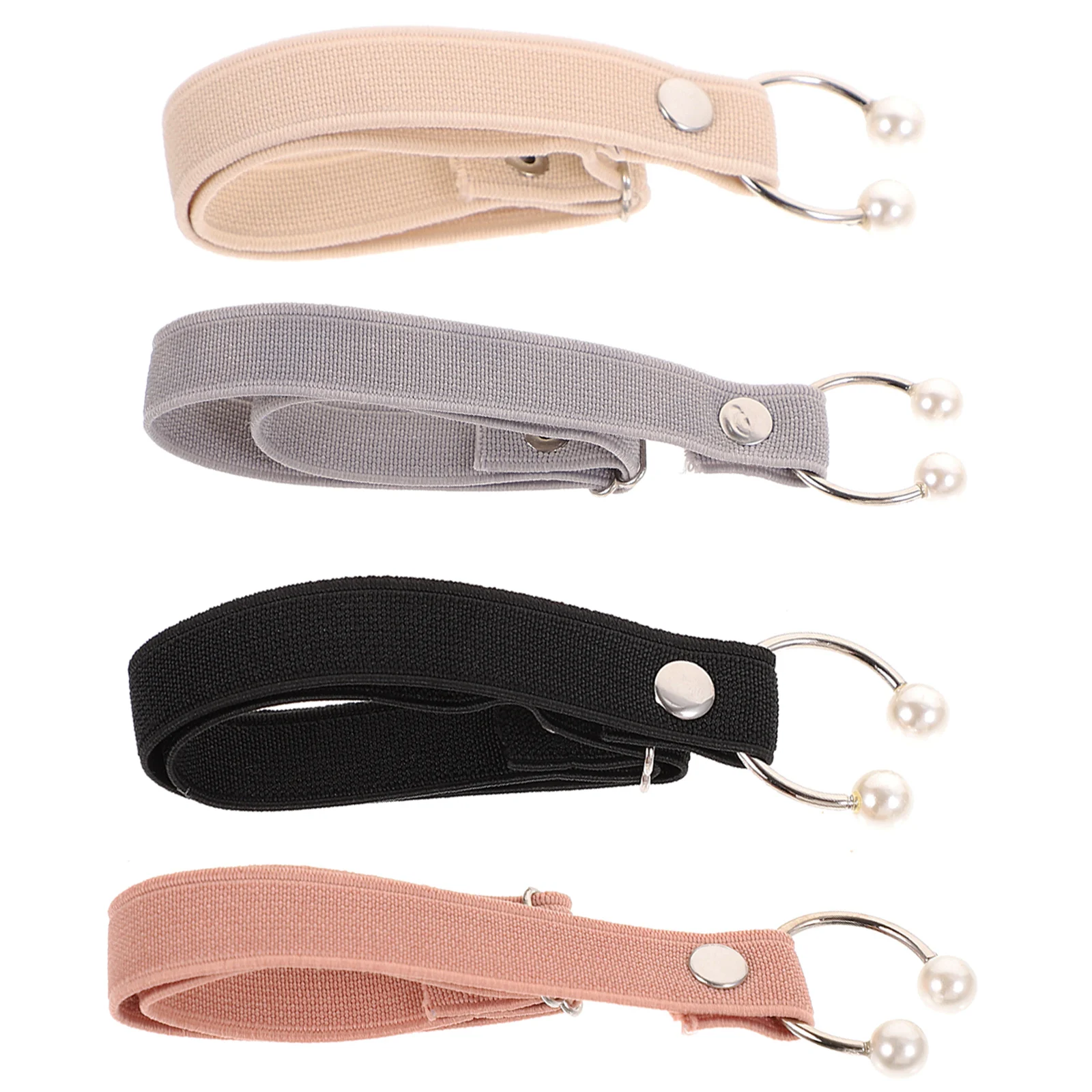 

8 Pcs High Heel Straps Elastic Detachable Shoelace Black Gray Beige Pink Lightweight Accessories for Women Shoes