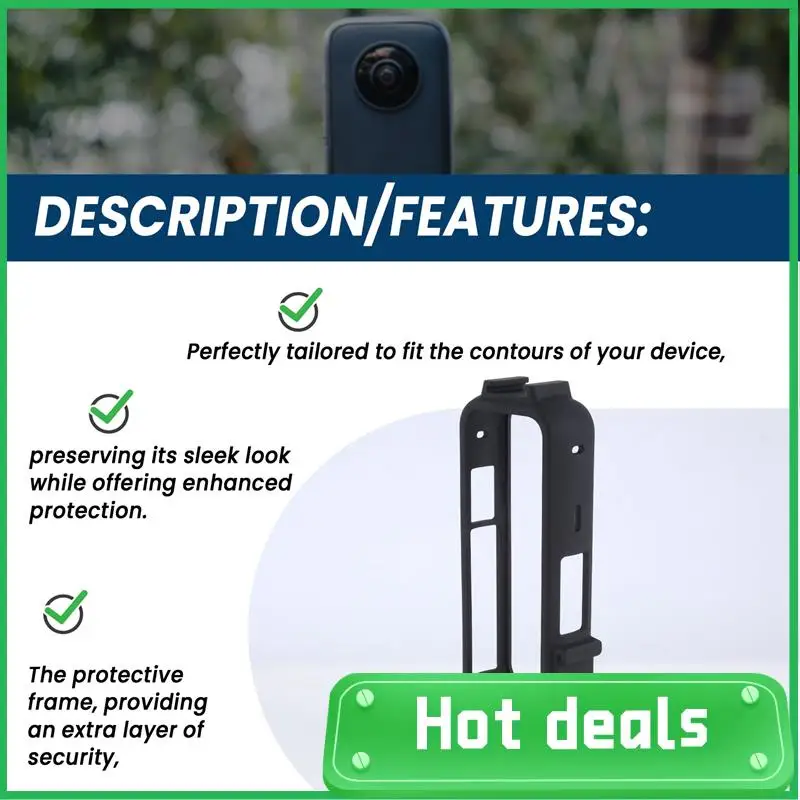 

Защита объектива для Insta360 X3, аксессуары, защитная пленка для экрана, силиконовый чехол, мини-сумка для хранения, защитная рамка