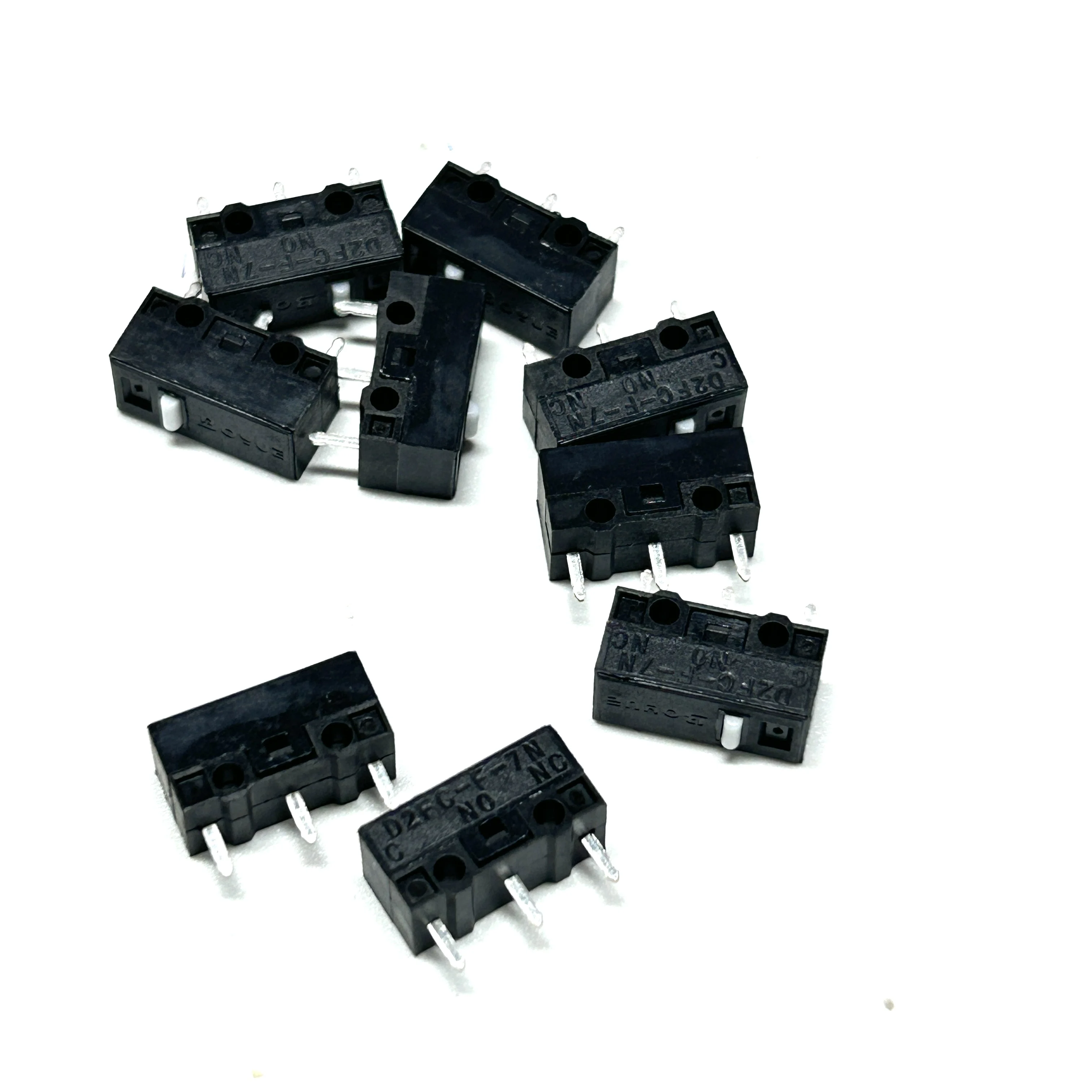 10pcs/lot  D2FC-F-7N Micro switch Mouse Micro switch Light touch switch