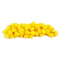 Señuelo de Pesca de maíz blando, cebo de silicona Artificial, 1cm, 0,4g, flotante