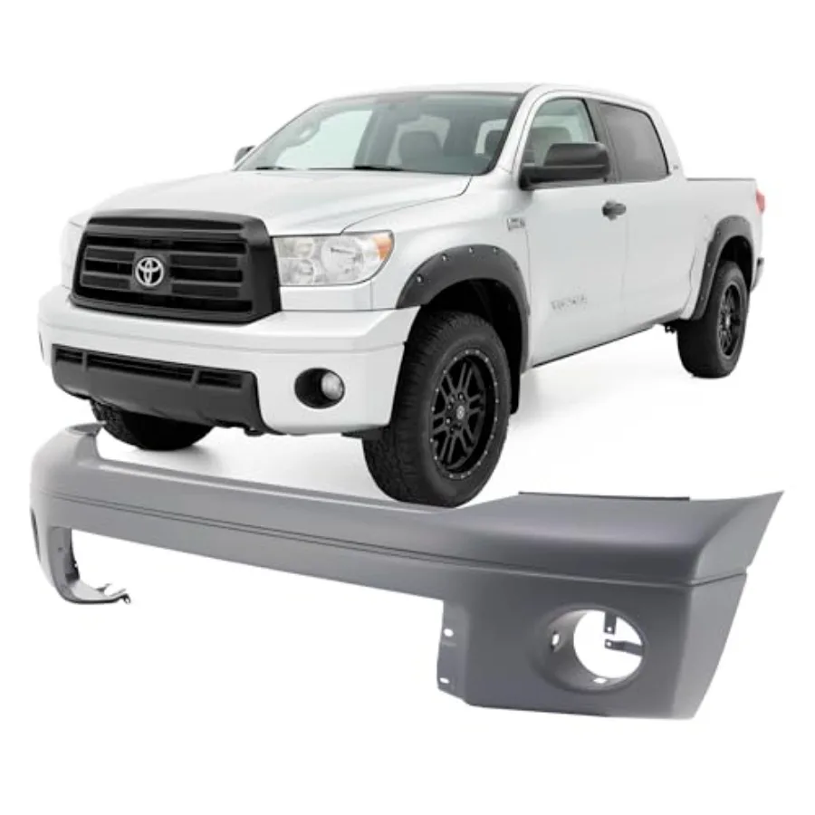 

Front Bumper Cover Compatible with 2007-2013 Toyota Tundra Base Extended Standard Limited Platinum SR5 Crew 07-10 Primed with F