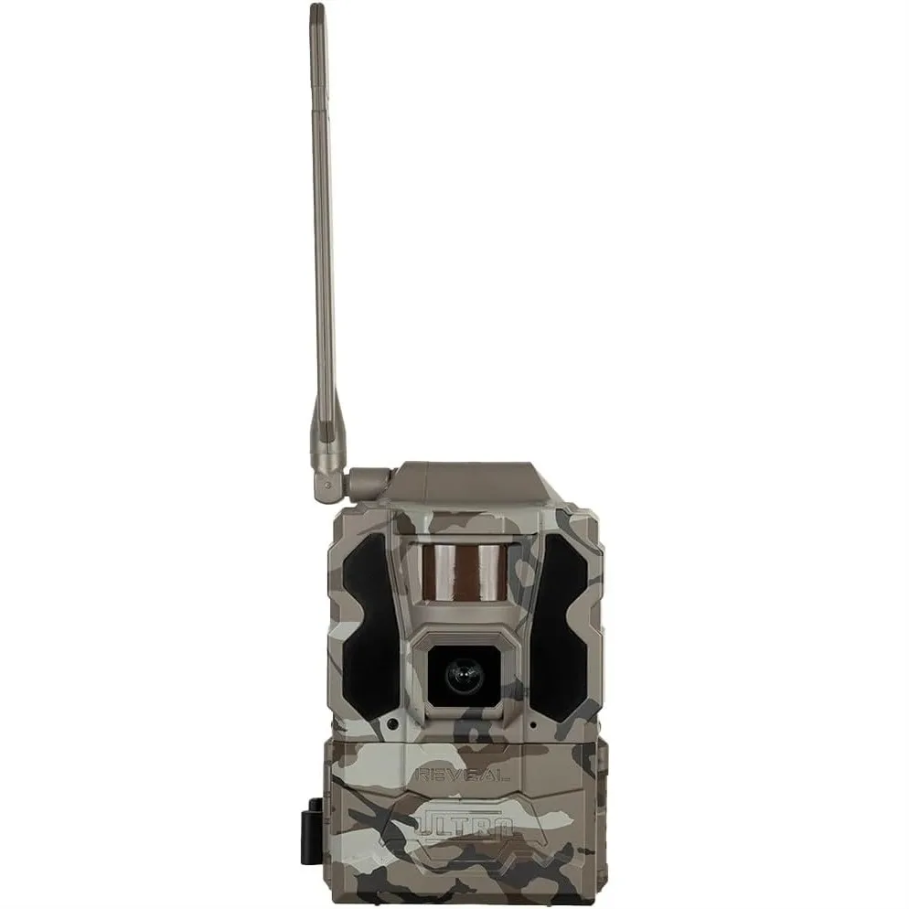 4K Cellular Trail Camera with Live View, GPS Tracking, 1080p Video, No-Glow IR, LTE Connectivity, 2" LCD Screen for Hunting
