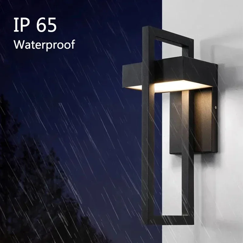 

Outdoor Porch Wall Lamp Simple Outdoor Lighting Corridor Garden Sconce LED Wall Lamp E27 Decorative Lighting Fixtures