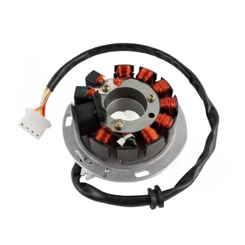 Ignition Coil Kit Stator Flywheel for Simson KR51/1 Star SR4‑2/1 Sperber DUO4/1 Habicht 12V Motorcycle Repair Spare Accessory