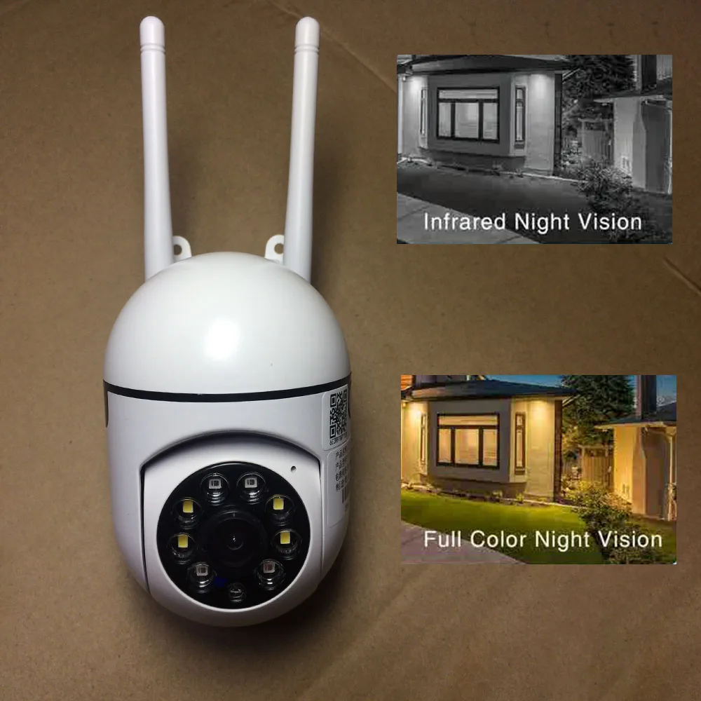 Carpbaba 2MP Cameras Wifi Video Surveillance IP Outdoor Security Protection Monitor 4.0X Zoom Home Wireless Track Alarm