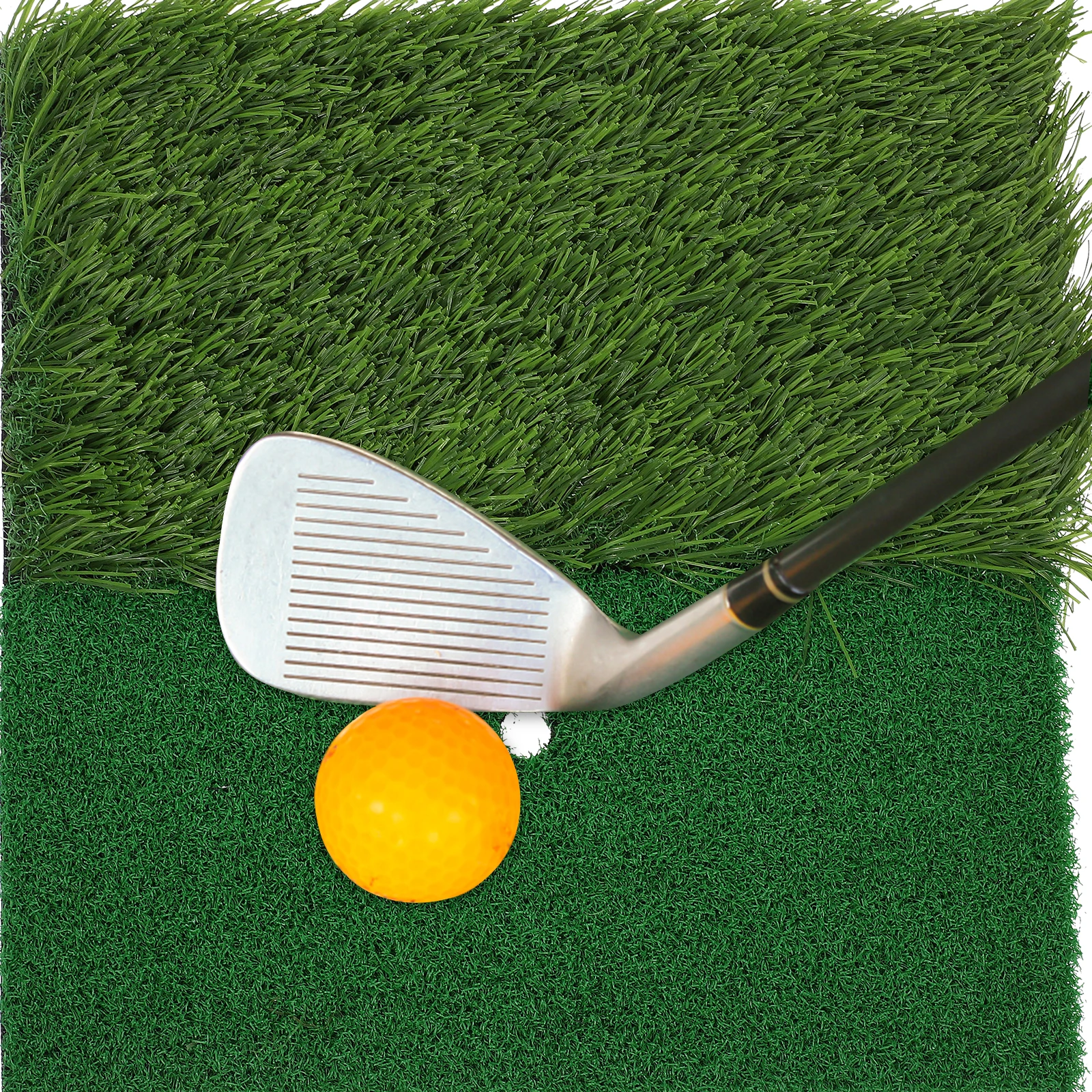 

Golf Practice Mat Simulated Grass Compact Portable Lightweight Durable Golf Swing Training Pad for Indoor Outdoor Use