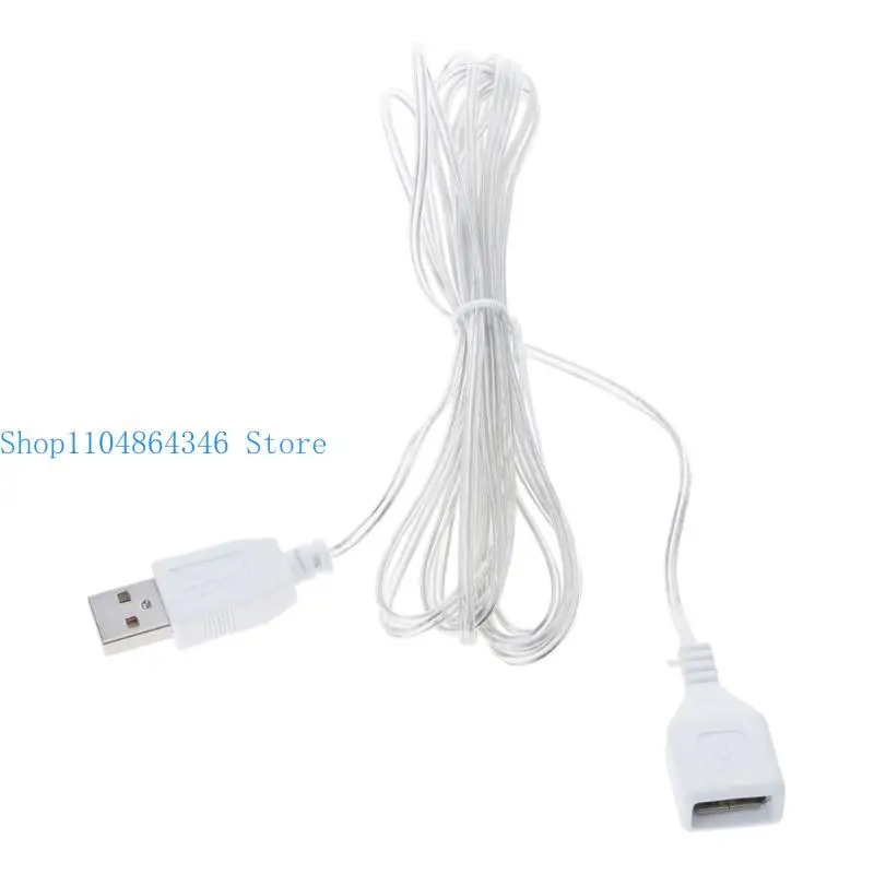 652F Male to Female USB Extension Cable Usb Light Strips USB Fan Charging Cord With/Without Switching