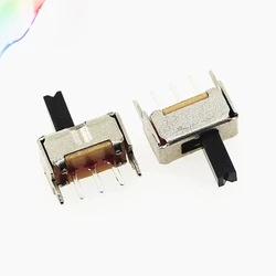 50PCS SS12D07 1P2T DIP 3PIN SPDT toggle switch handle length 4mm slide switches SS-12D07 ROHS