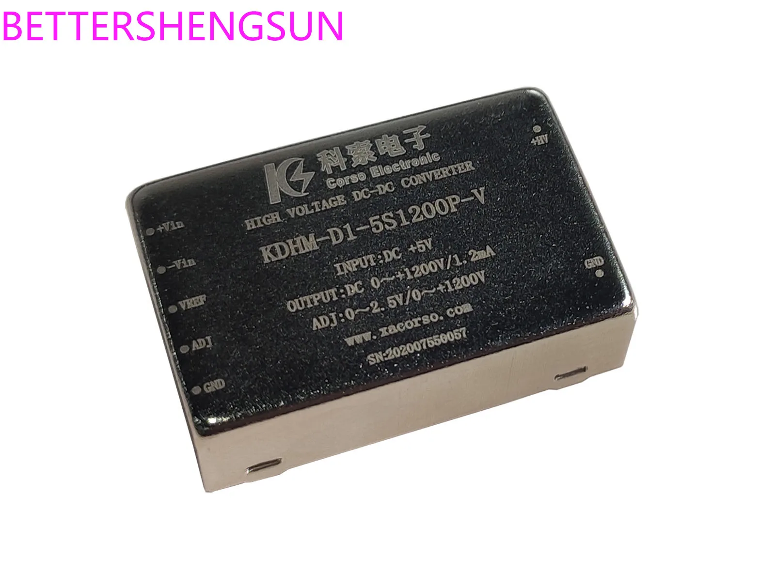 

Mini High Voltage Power Module 1200V1mA High Voltage DC Adjustable Stable Power Supply Current Limiting Type