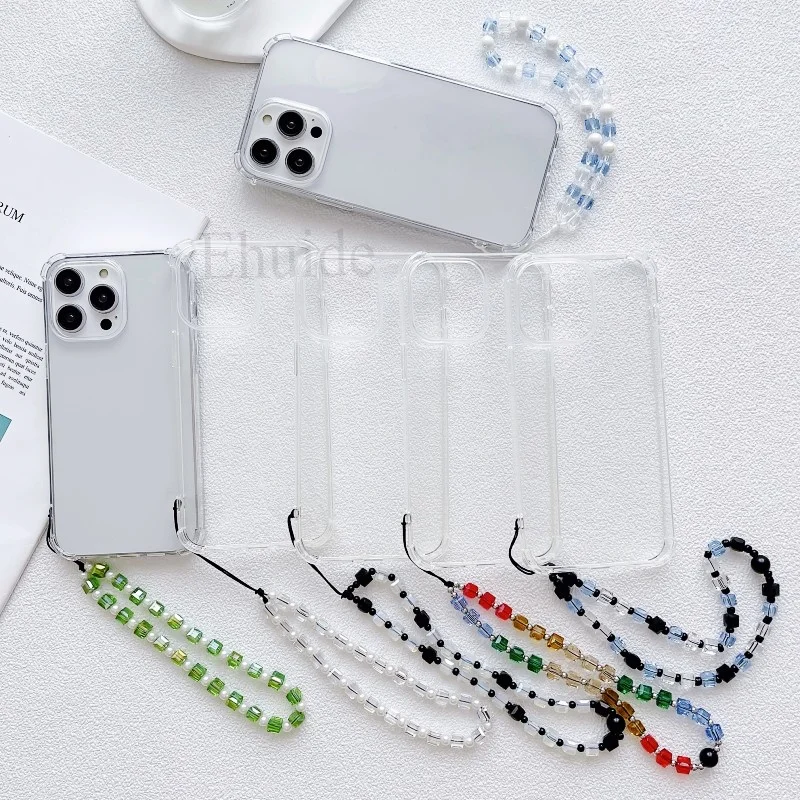 

Crystal Bracelet Case for Samsung Galaxy A54 A34 A24 A14 A25 A53 A33 A23 A13 A73 A52 5G Shockproof Transparent Wrist Strap Cover