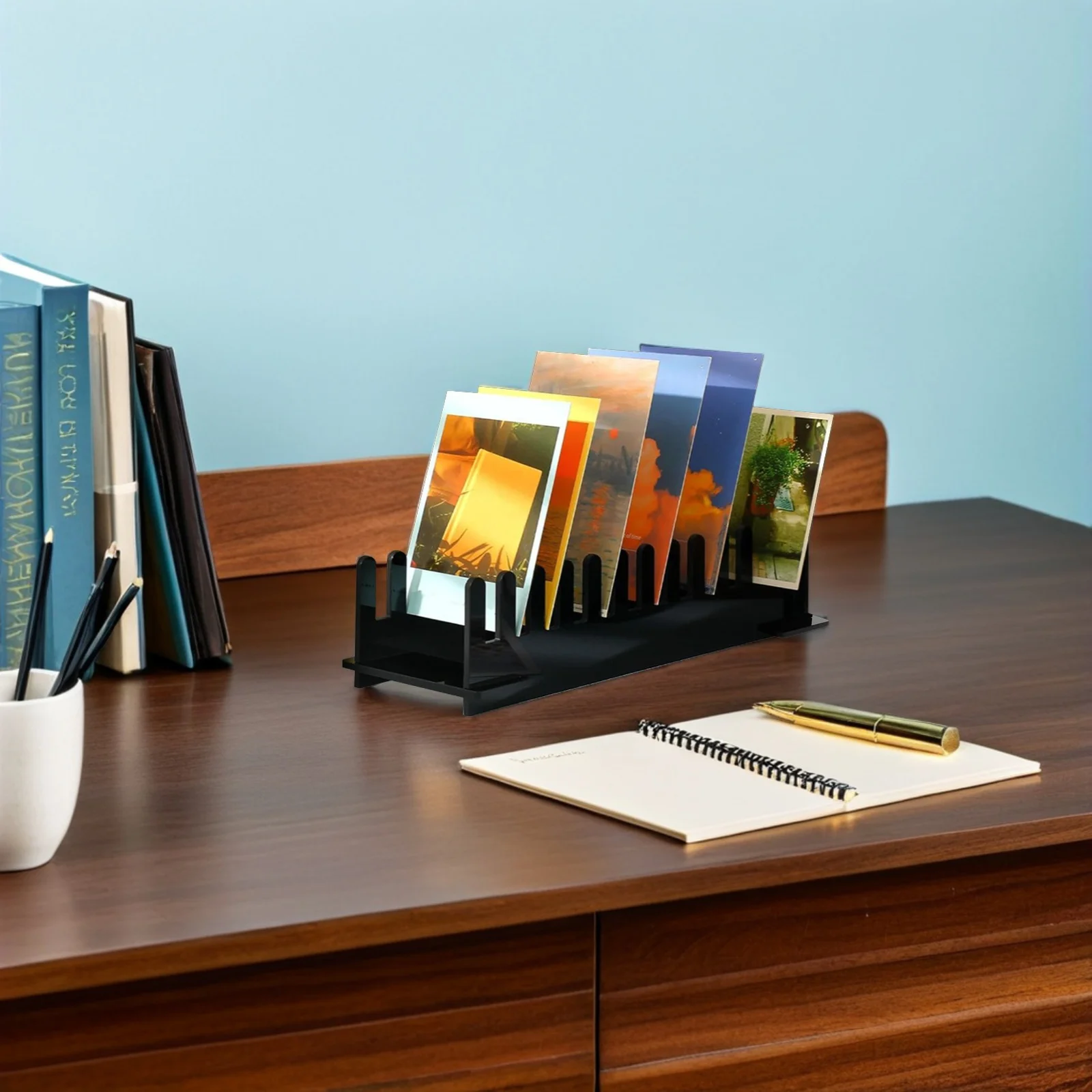 Portacarte trasparente per Tcg,,, Schede da baseball, Espositore verticale per archiviazione e visualizzazione di collezioni