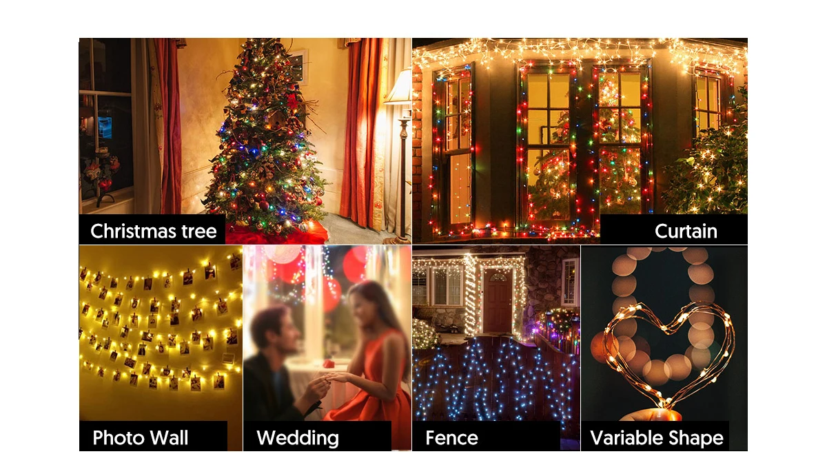Confezione da 5 luci a forma di fuochi d'artificio, luci di Natale, 200 LED, 8 modalità, luci a stella sospese per decorazioni da giardino e feste. - Italia Confezione da 5 luci a forma di fuochi d'artificio, luci di Natale, 200 LED, 8 modalità, luci a stella sospese per decorazioni da giardino e feste. - Italia