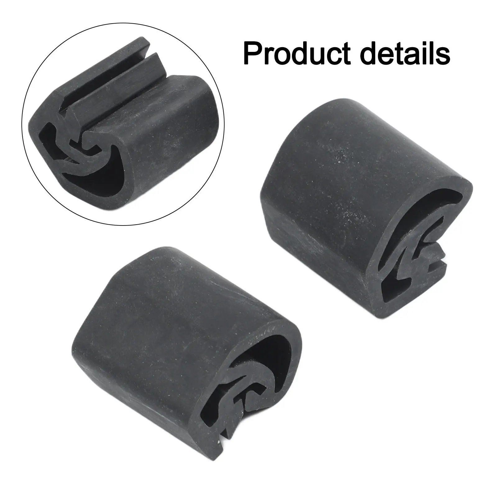 Hood Bumper Hood Rubber Damper Replacement Installation Wear Resistant Pack Of 2 Car Accessories For Mitsubishi