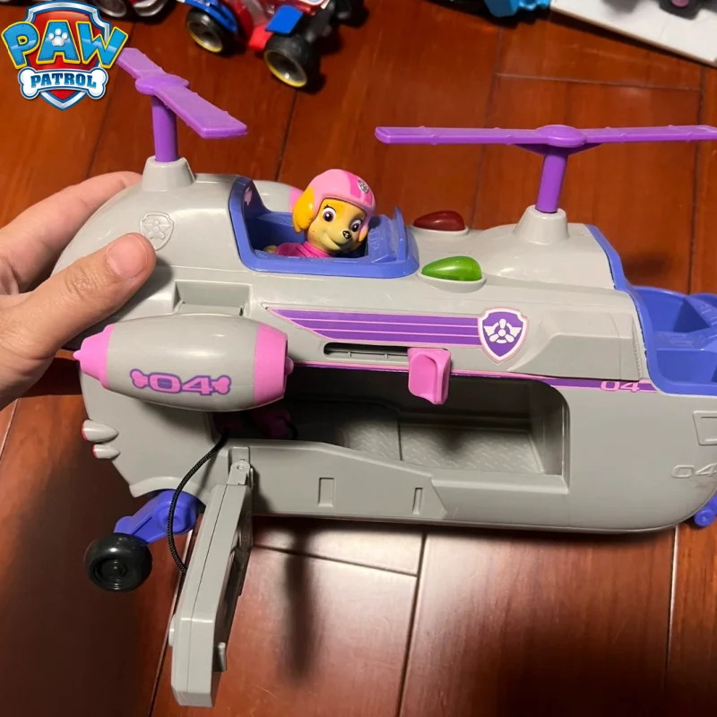 Nowa gorąca zabawka Paw Patrol Ultimate Helicopter Emit Sound And Light Dog Rescue Patrol Vehicle Anime Action Figure Model Toys Gift