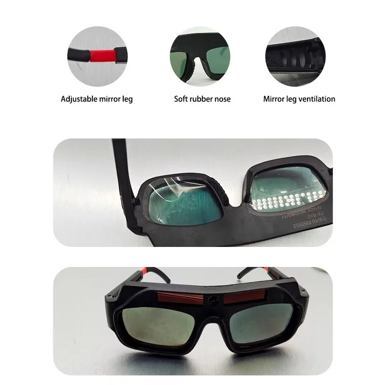 Anti-glare welding glasses automatic darkening welding mask eye protection welding goggles