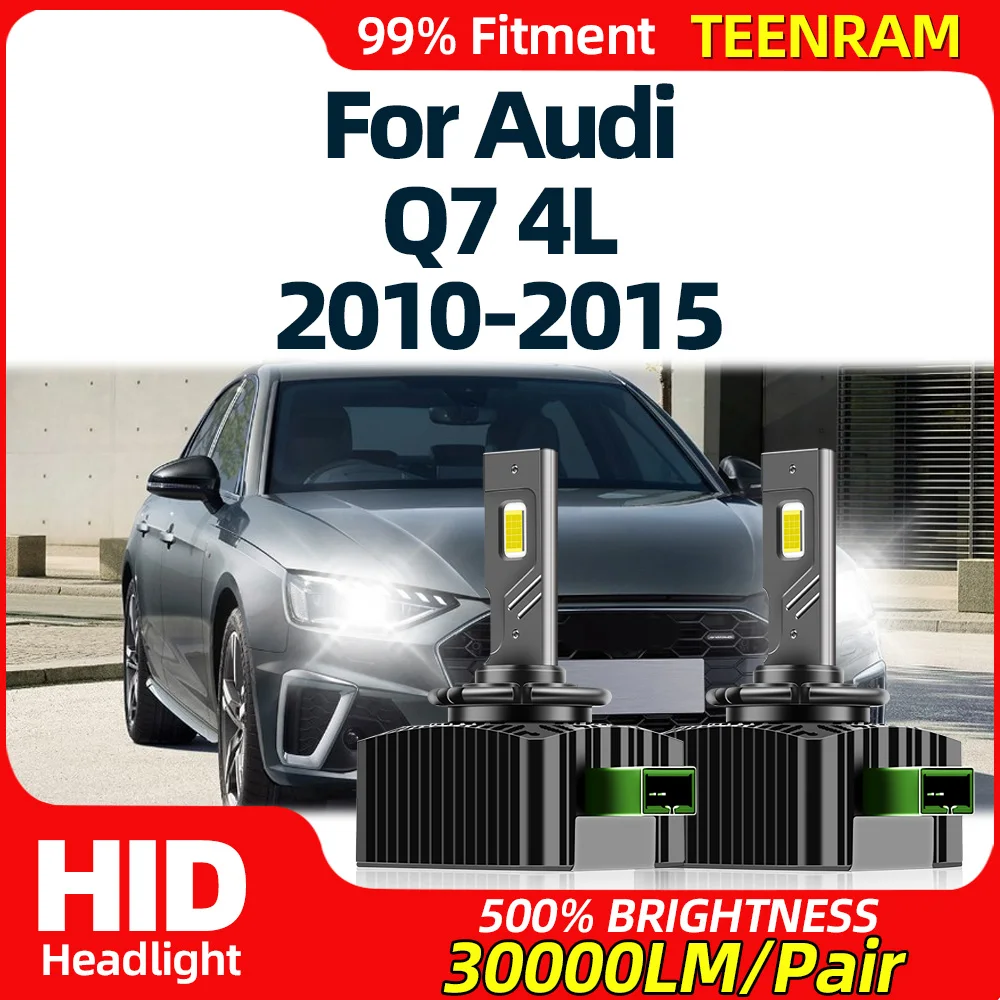 

D3S LED Headlights HID Bulbs 30000LM Auto Lamps 6000K Plug&Play Xenon Lights For Audi Q7 4L 2010 2011 2012 2013 2014 2015