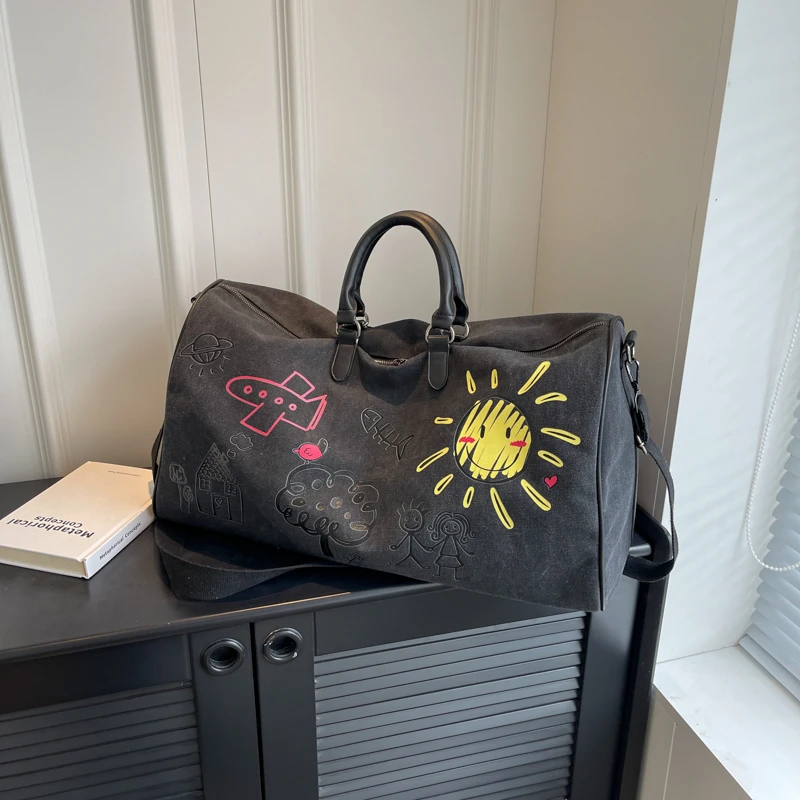 Sacs à bandoulière de dessin animé pour femmes, sacs de voyage décontractés, grande capacité, design classique, mignon, super cool, offre spéciale, 2024