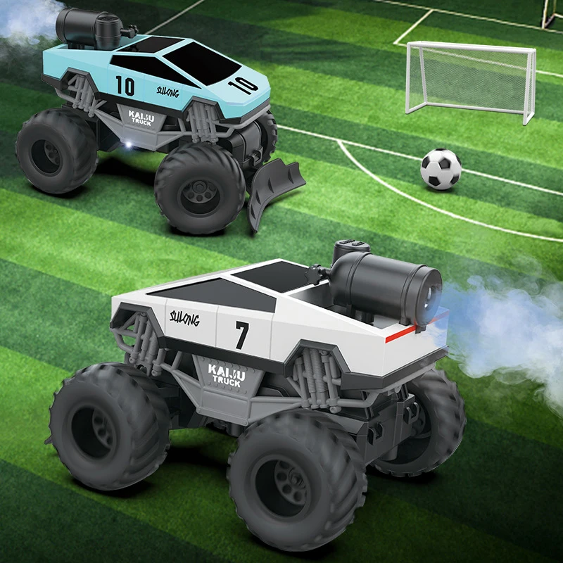 Voetbal RC Auto 1:24 2.4G Afstandsbediening Voetbal Spray Auto All Terrin Elektrisch Voertuig Desktop Sport Game Kid Kerstcadeaus