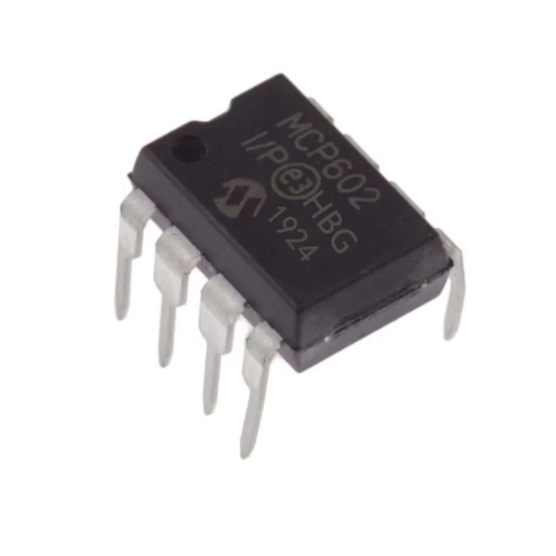 10PCS 100% New MCP6002 MCP6002-I/P 1.8V 1MHz DIP8 dual operational amplifier 100% new original quality assurance