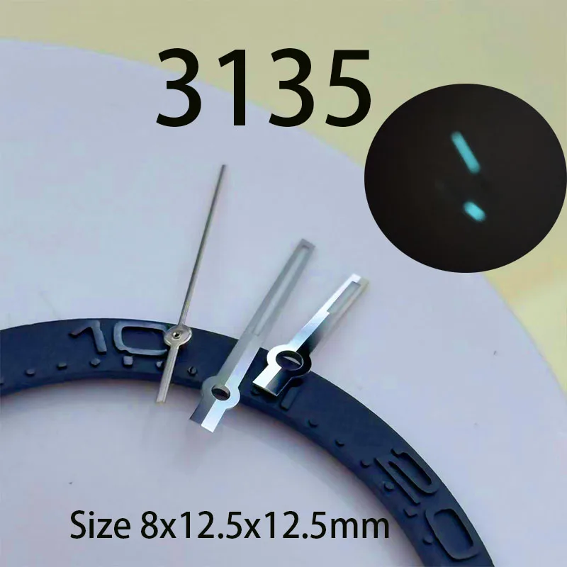 Watch accessory repair R series 3135 luminous watch hands hour minute second hands 162334 hands three hands 11623
