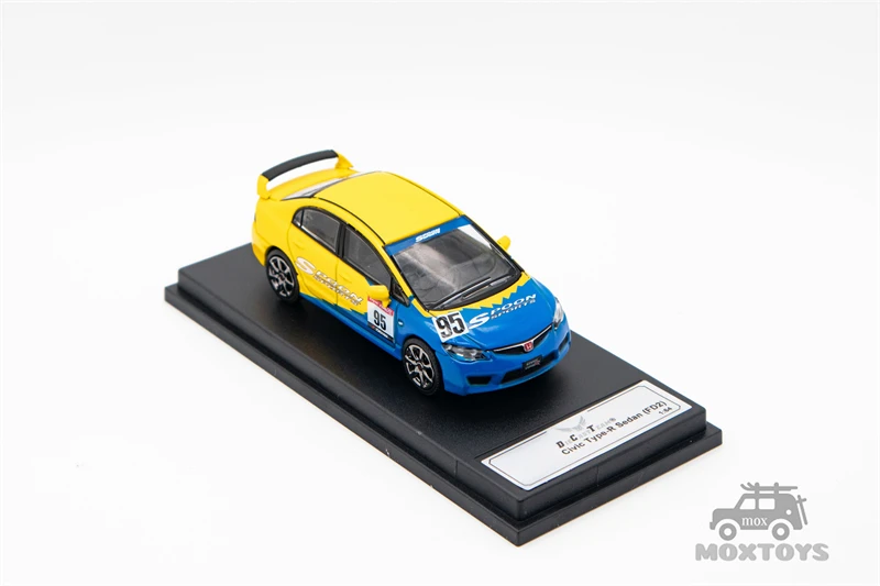 DCT 1:64 Civic Type-R FD2 Spoon #95 Diecast Model Car