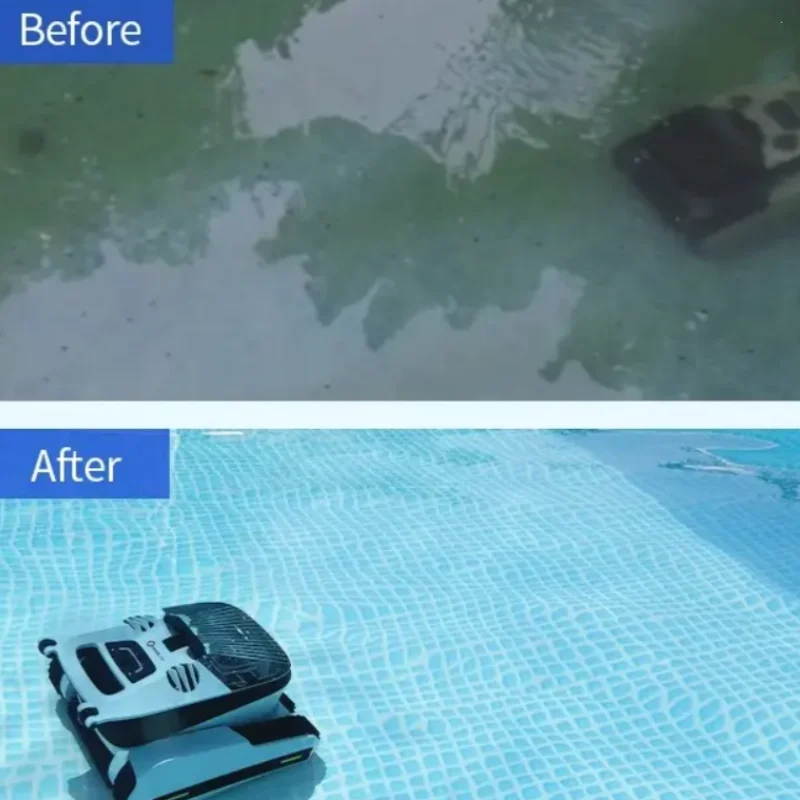 Automatic Pool Vacuum Cleaning Robot Intelligent Wireless Pool Robot Cleaner For Swimming Fish pool