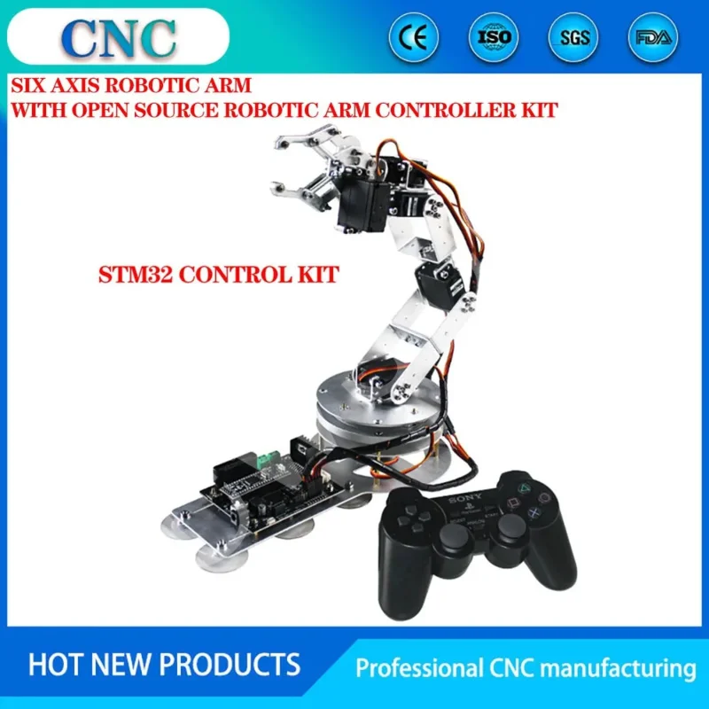 Six-axis robotic arm open source controller setting knob pan-tilt base industrial robot model handle control