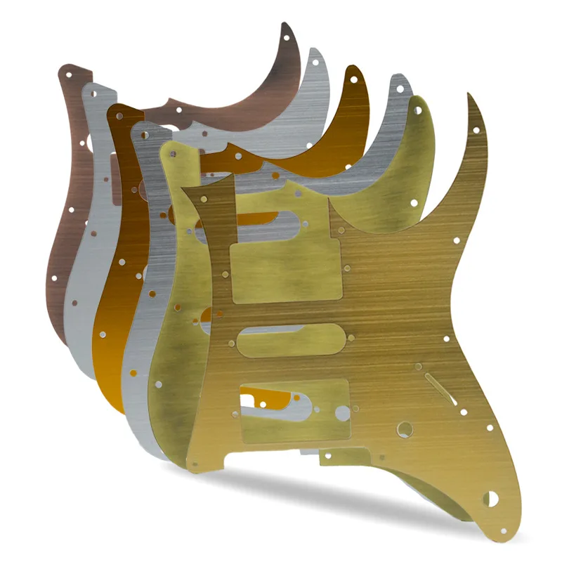 

Guitar SSS/HH Metal Pickguard – Aluminum Alloy Scratch Plate for ST Electric Guitar Aluminum Shield