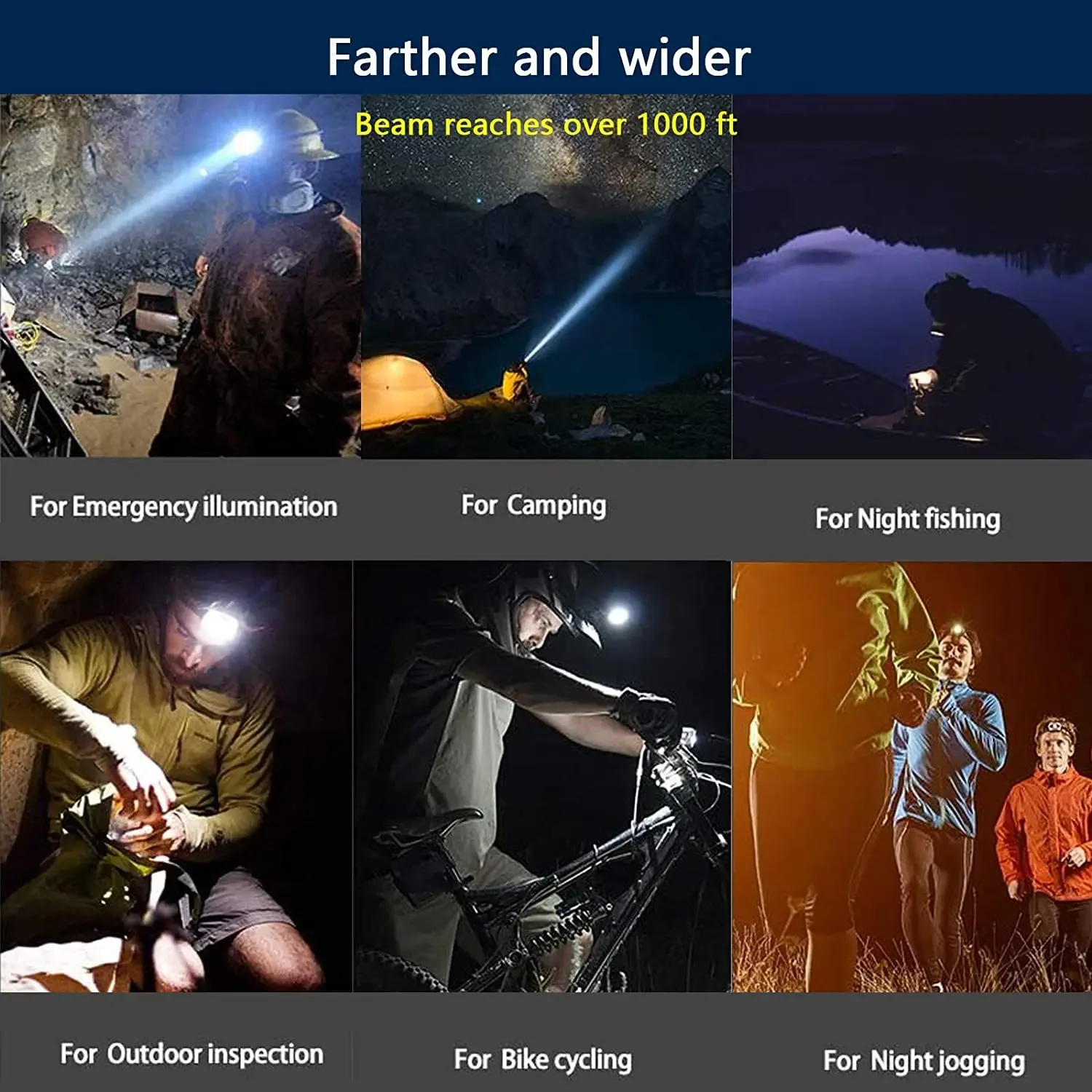 Powerful XHP90 LED Headlamp USB Rechargeable Headlight Zoomable Bright Spolight Waterproof Camping Fishing 18650 Head Flashlight