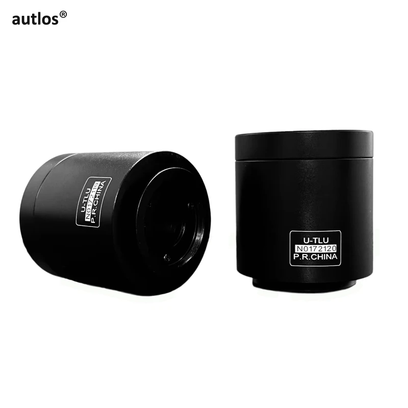 Adaptador de lente de U-TLU para microscopio, cabezal Binocular a banco CCD, tubo de mesa, adaptador de cámara para microscopio Binocular Olympus
