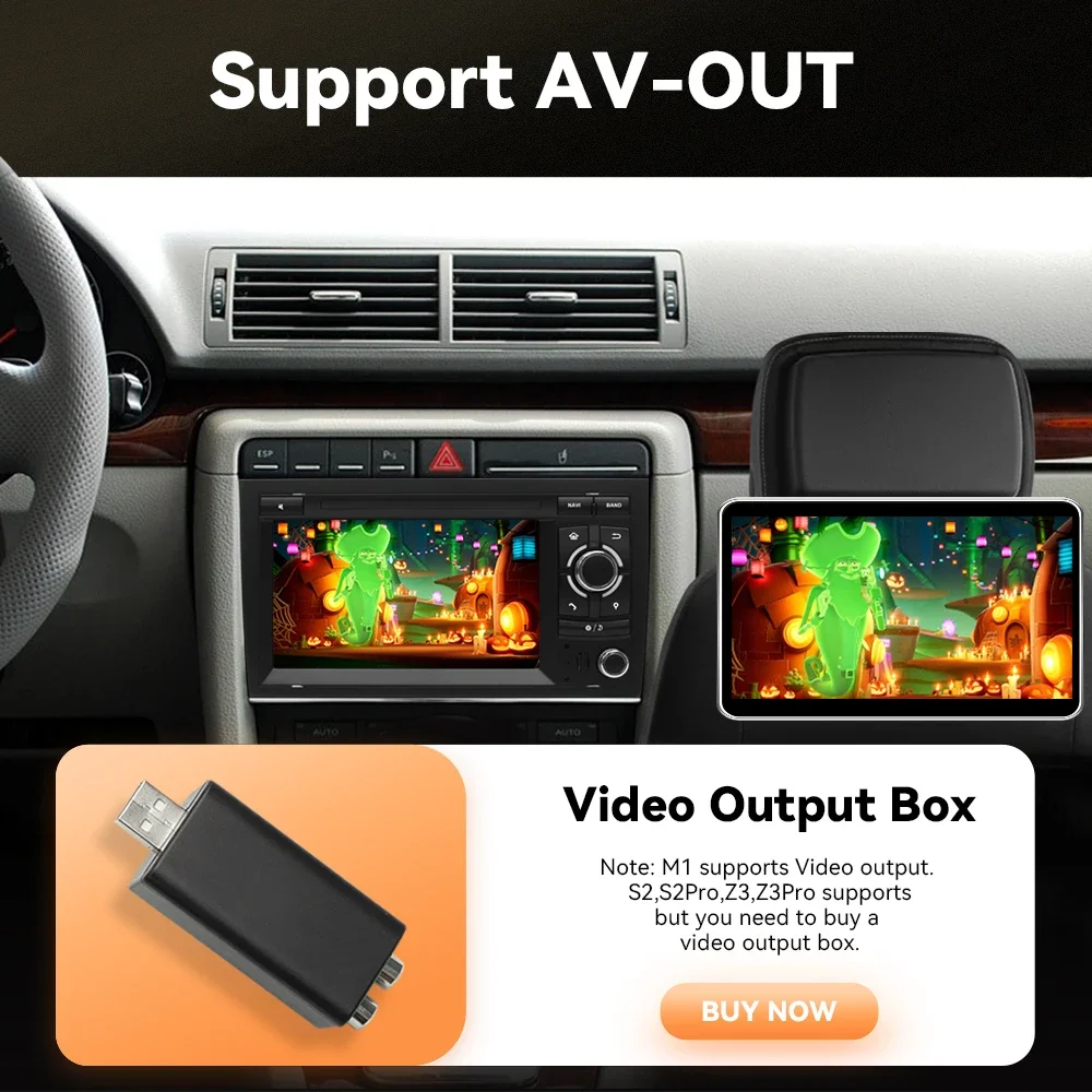 Android14 Multimedia inalámbrico Carplay para coche Audi A4 B8 B6 B7 S4 B7 B6 RS4 B7 SEAT Exeo 7 5