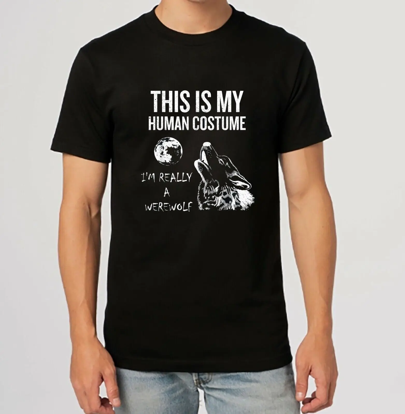 NEW LIMITED I'm Really a Werewolf Gift Idea Premium Tee T-Shirt S-3XL