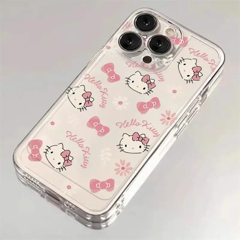 Lovely Hello Kitty Phone Case for Samsung Galaxy A55 A54 A34 A35 A15 A14 5G A23 A24 A25 S24 S23 Ultra Plus S20 FE A05 A05S Cover